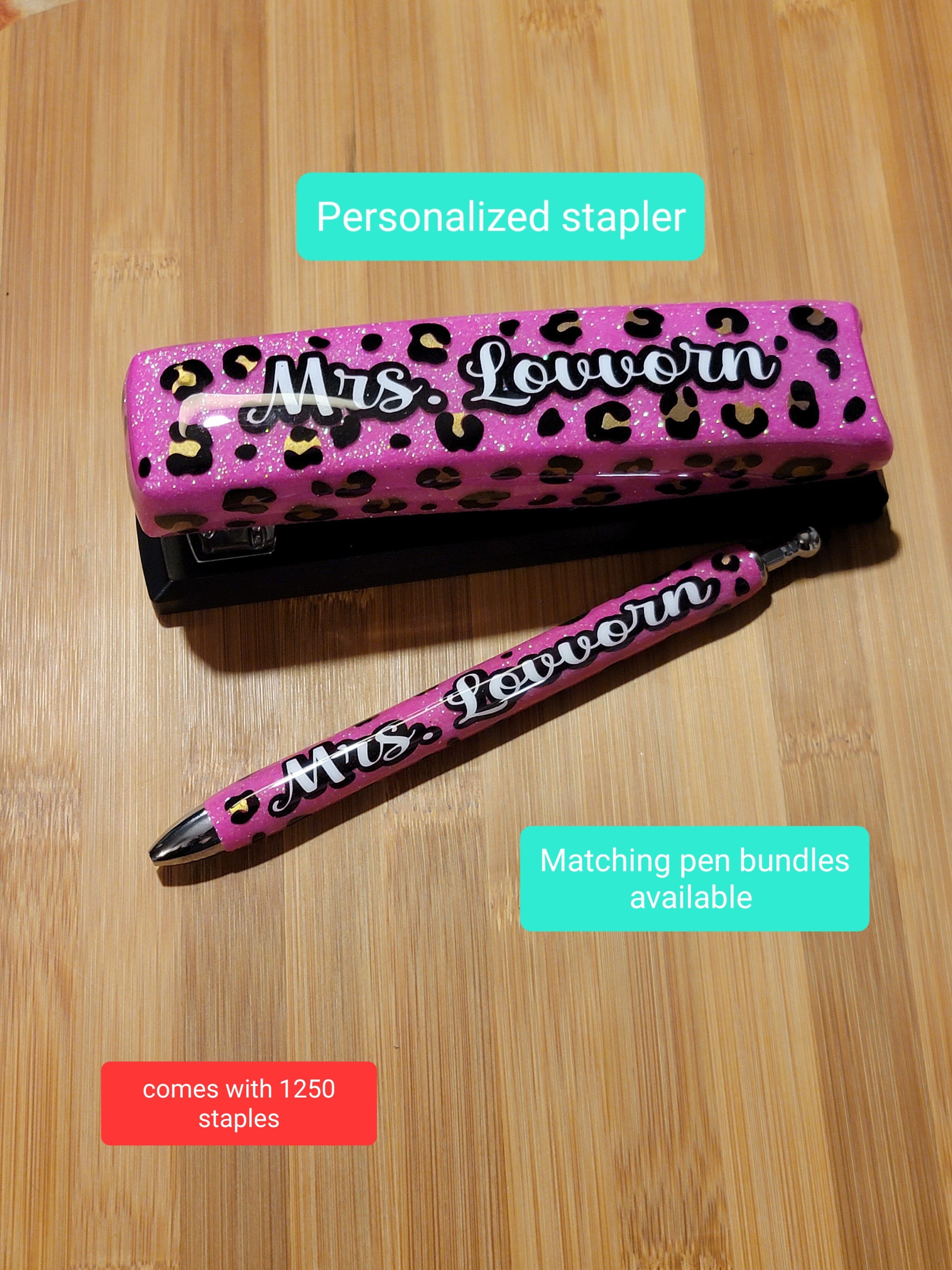 Teacher Pens Teacher Appreciation Gift Glitter Personalized Gel Pens Custom  Pens Custom Epoxy Glitter Pens Gift for Her 