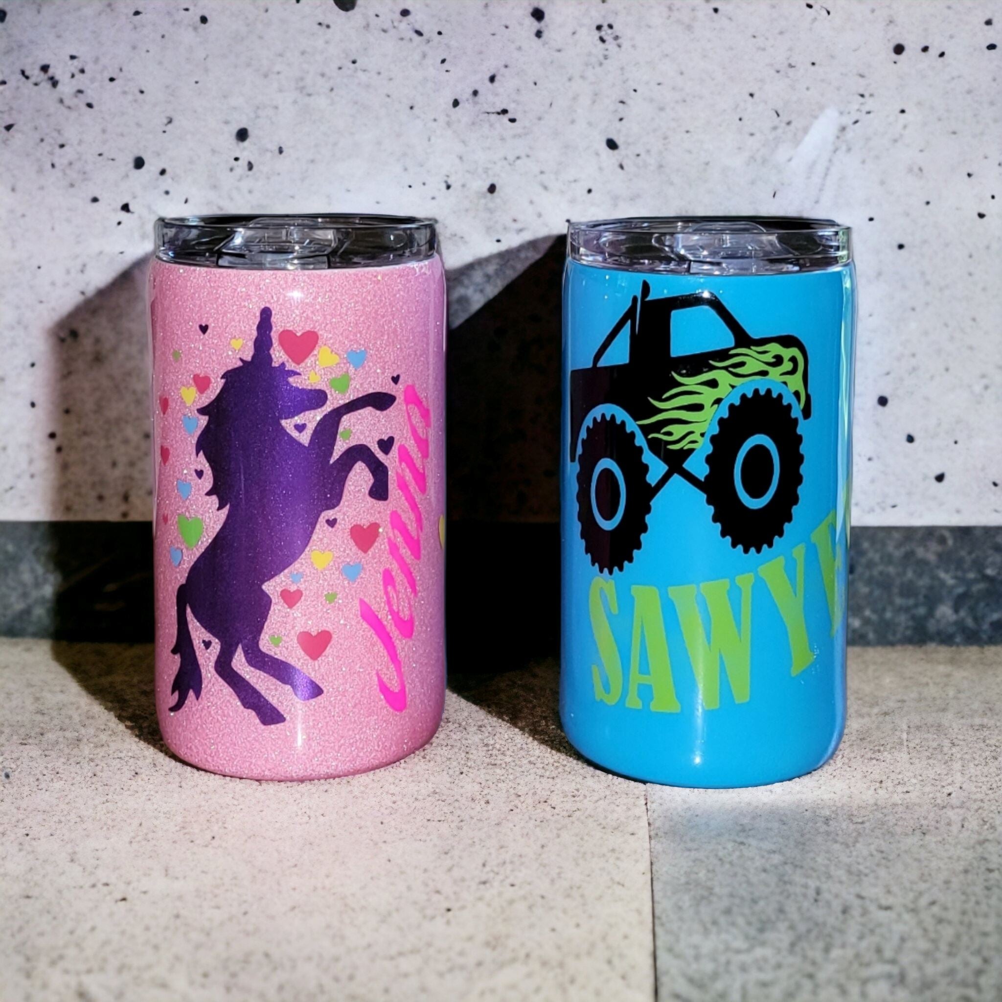 Personalized Gifts for Kids-tumblers With Straws-little Girls Tumbler-boys  Tumbler-princess Tumbler-dinosaur Tumbler-unicorn Tumbler for Kid 