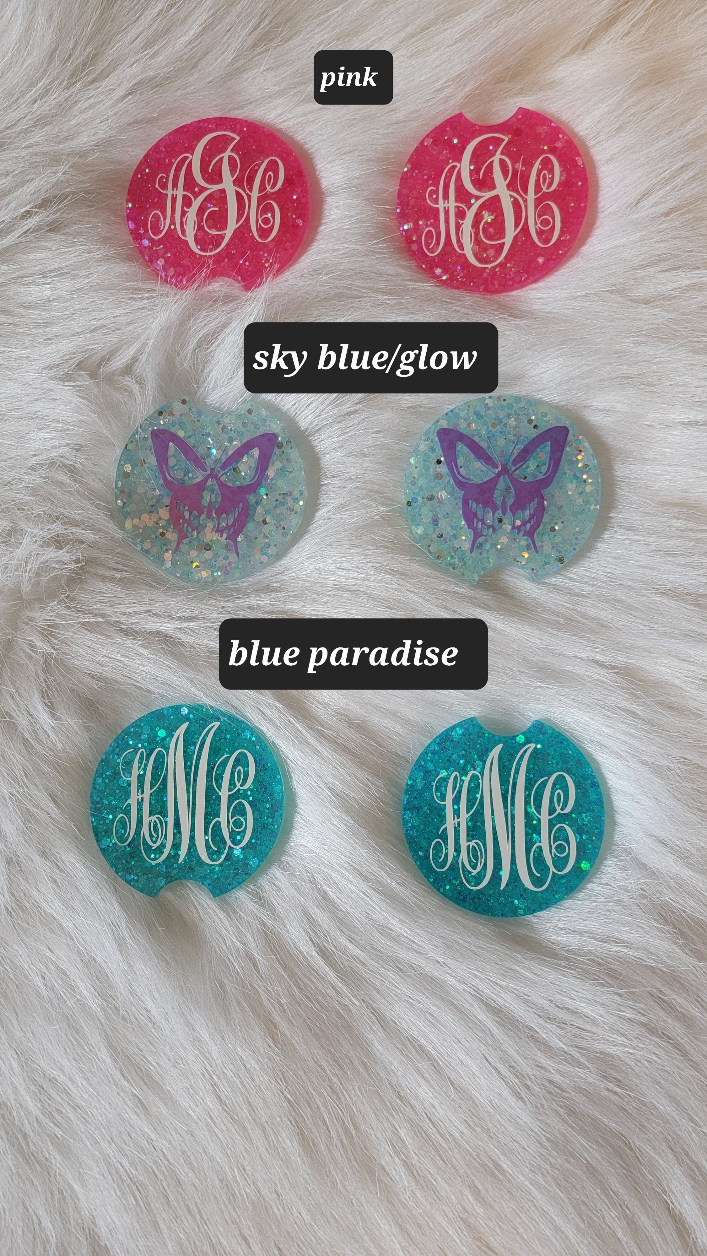 Custom car coasters Gravesfamilycreations