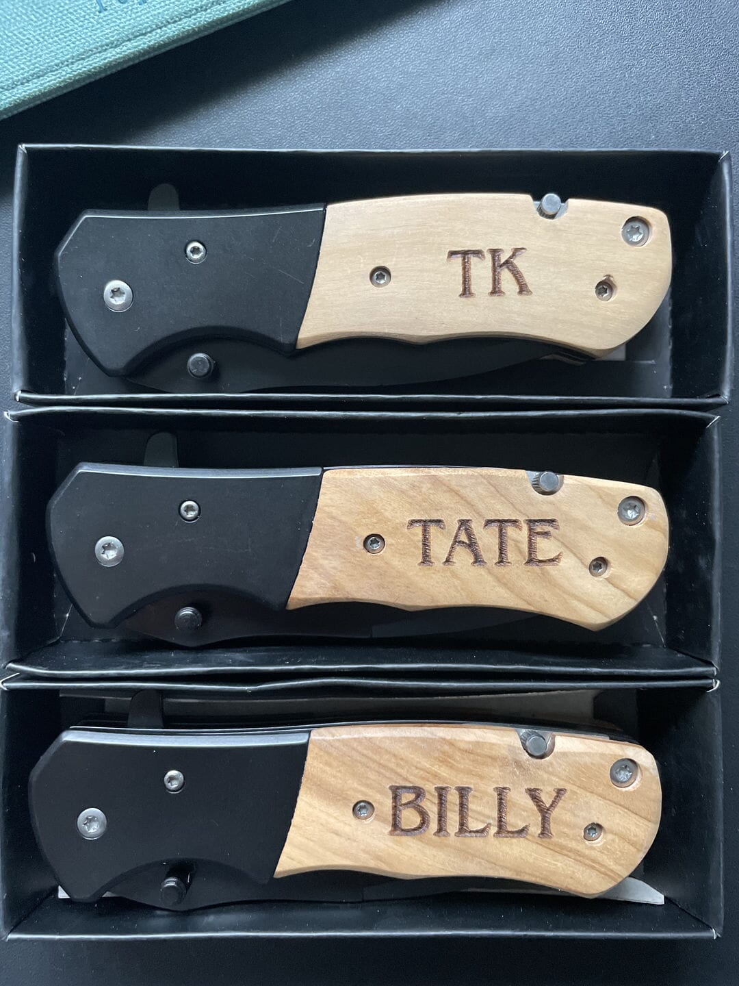 Custom engraved knife Gravesfamilycreations