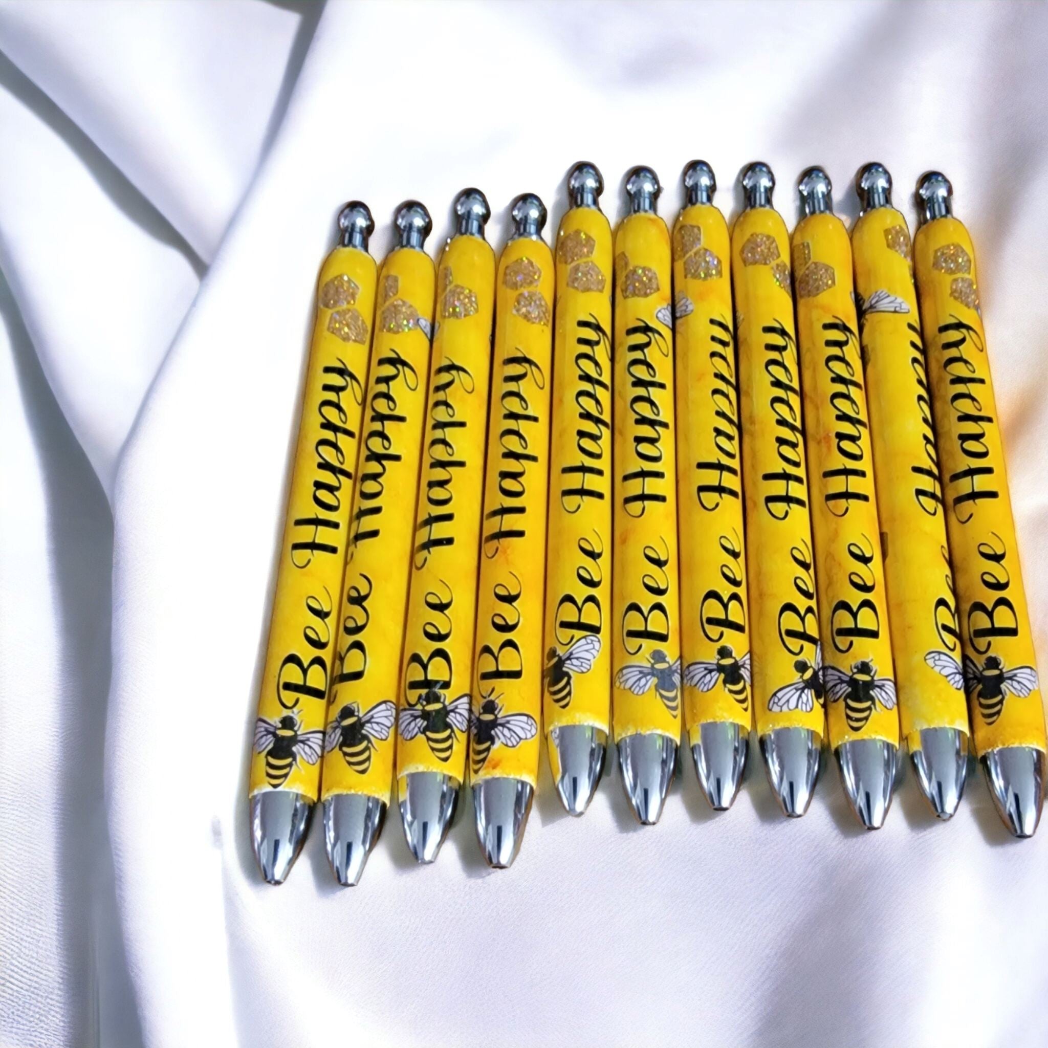 Custom Glitter Gel pens/stylus/gifts pens Gravesfamilycreations