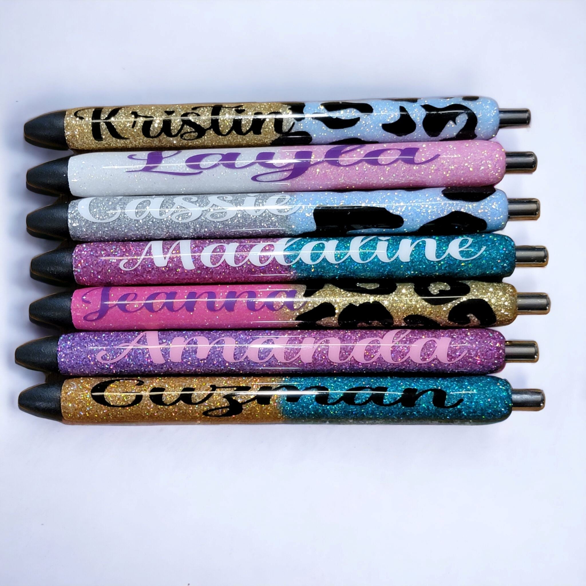 custom glitter pens great for any accasion Gravesfamilycreations