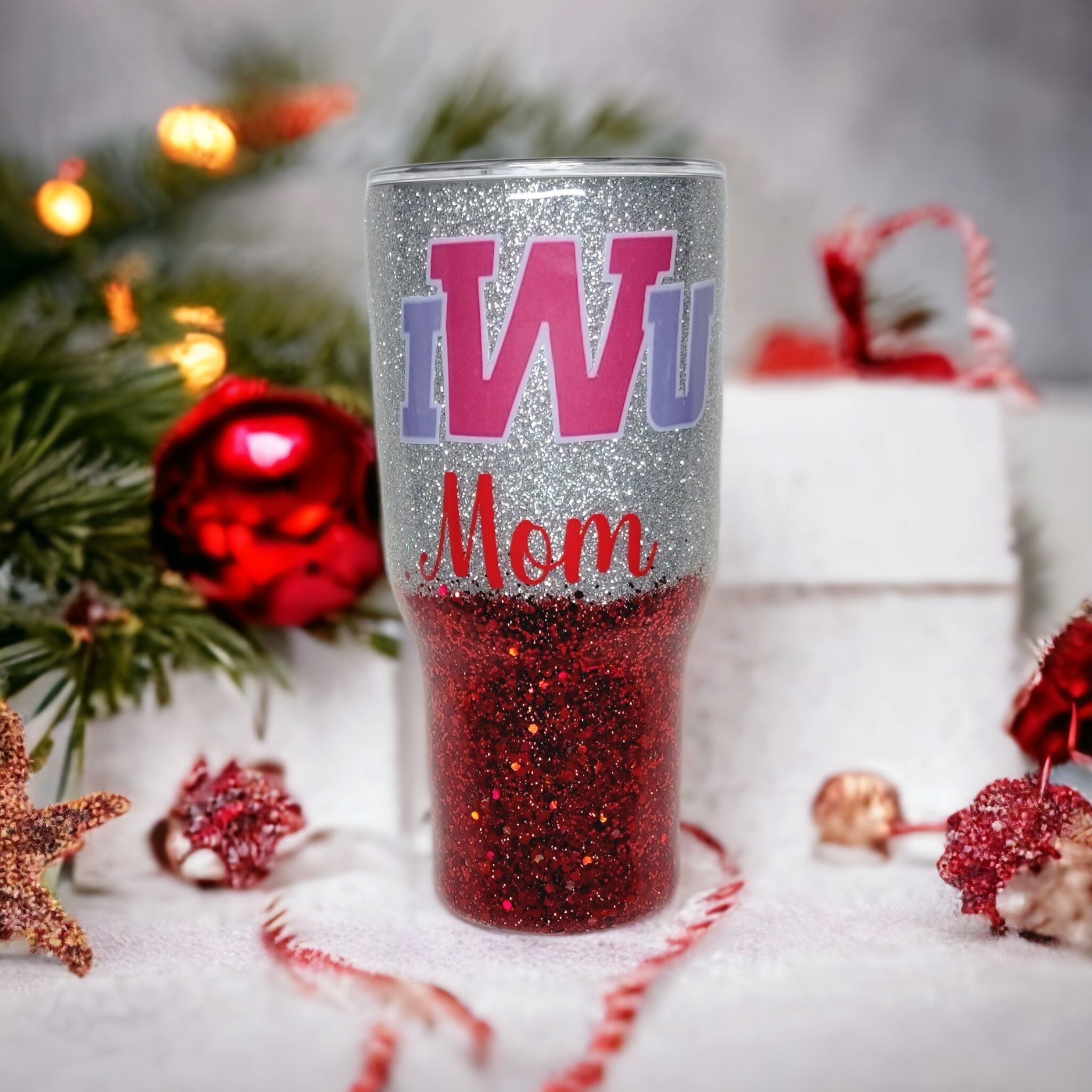 Custom glitter tumblers Tumblers Gravesfamilycreations