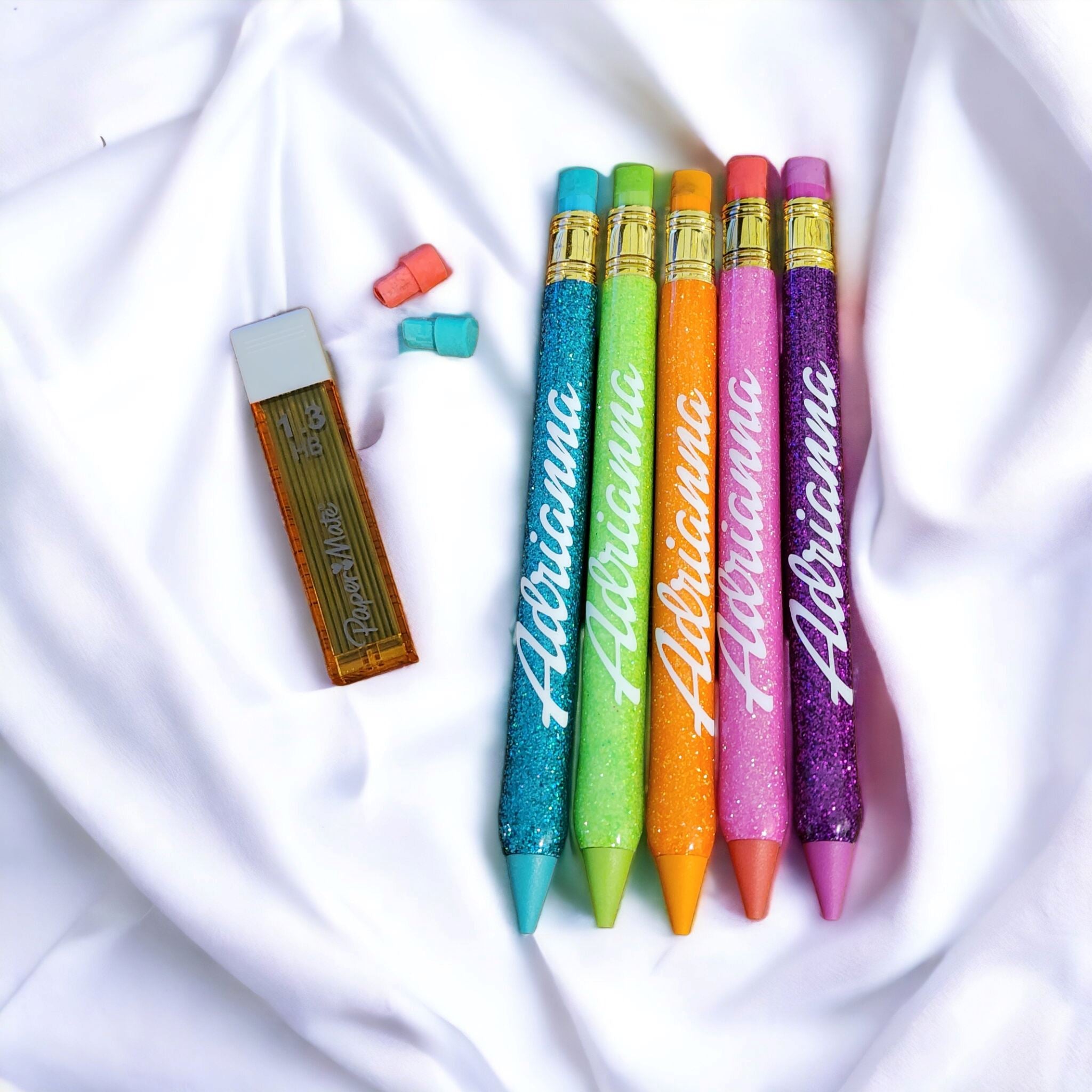 Customized mechanical pencils set Gravesfamilycreations
