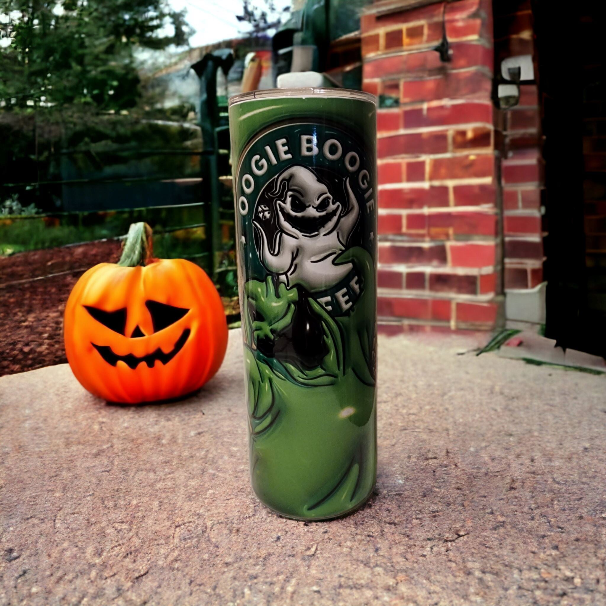 Oogie boogie coffee 20oz tumbler Gravesfamilycreations