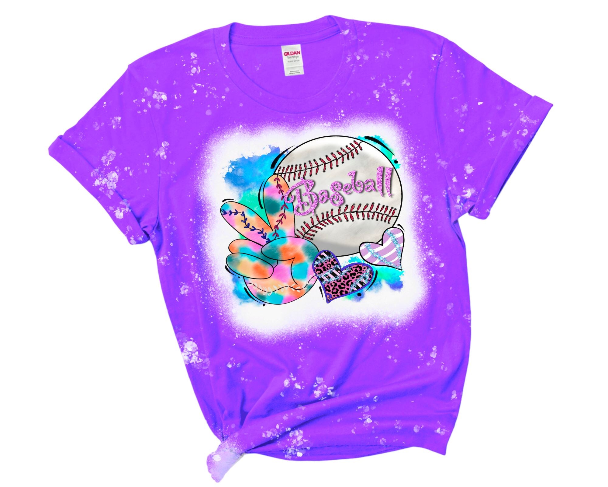 Peace love baseball Tshirt Gravesfamilycreations