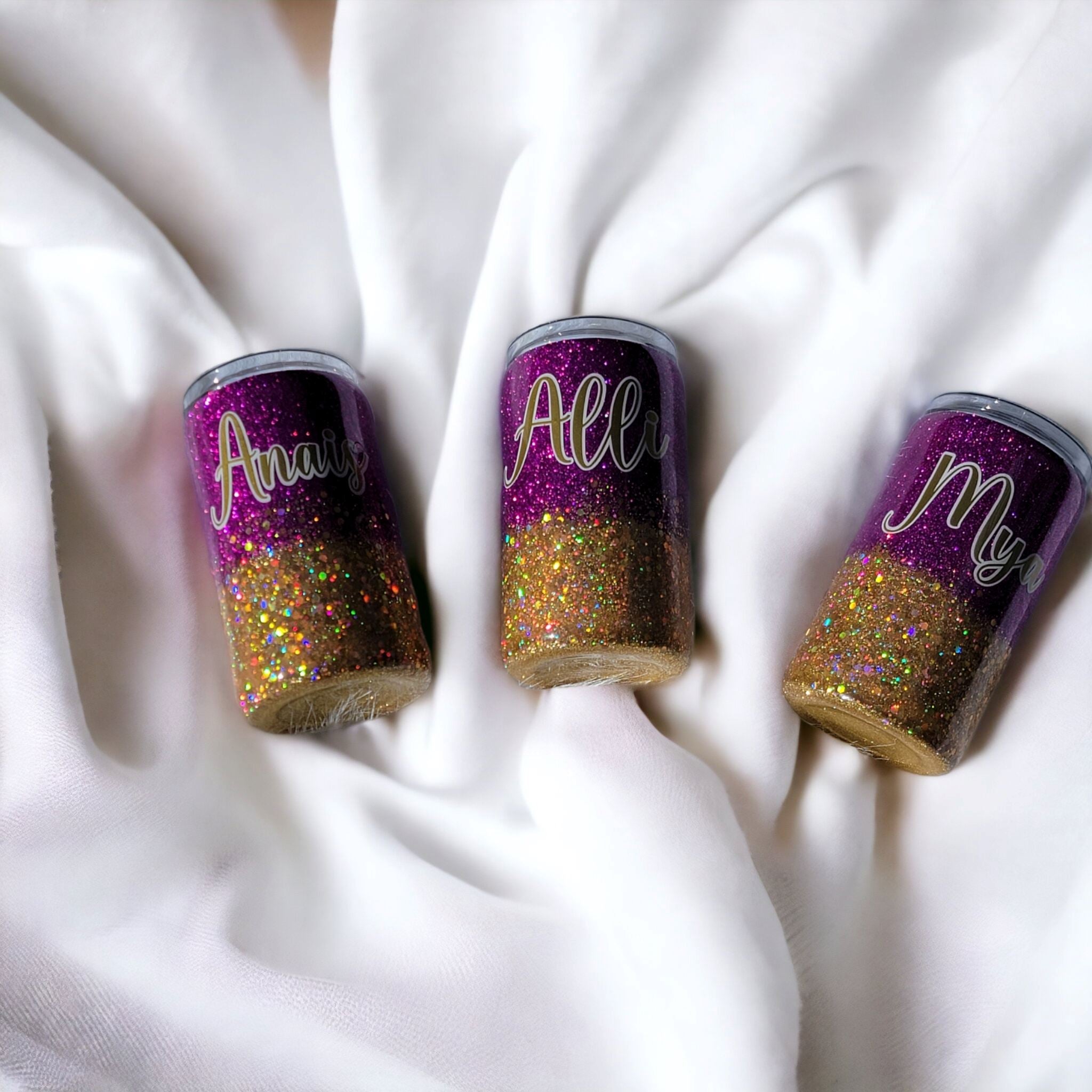 Personalized glitter tumblers Gravesfamilycreations