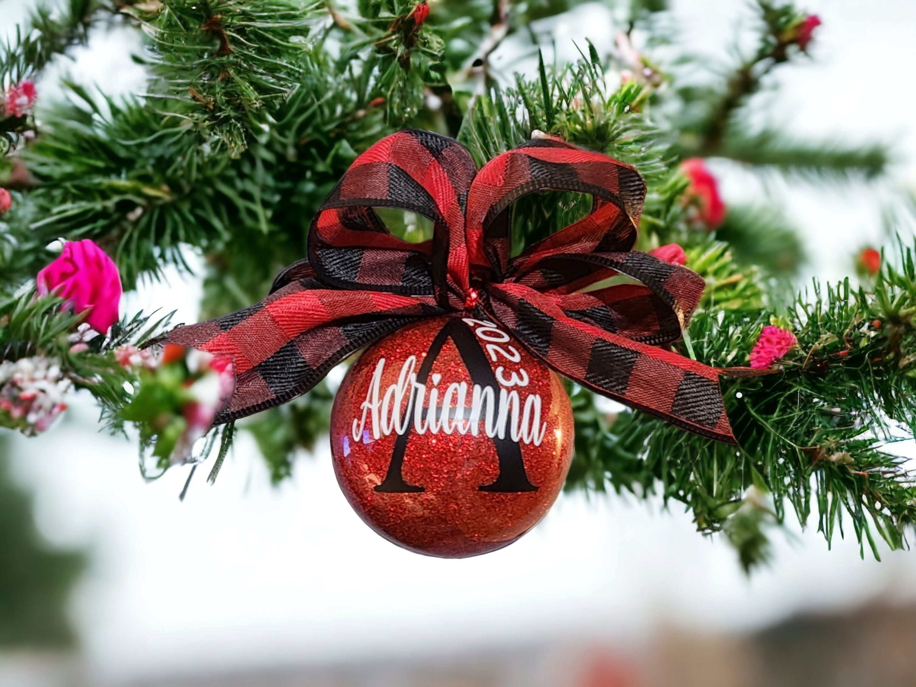 Personalized ornaments Gravesfamilycreations