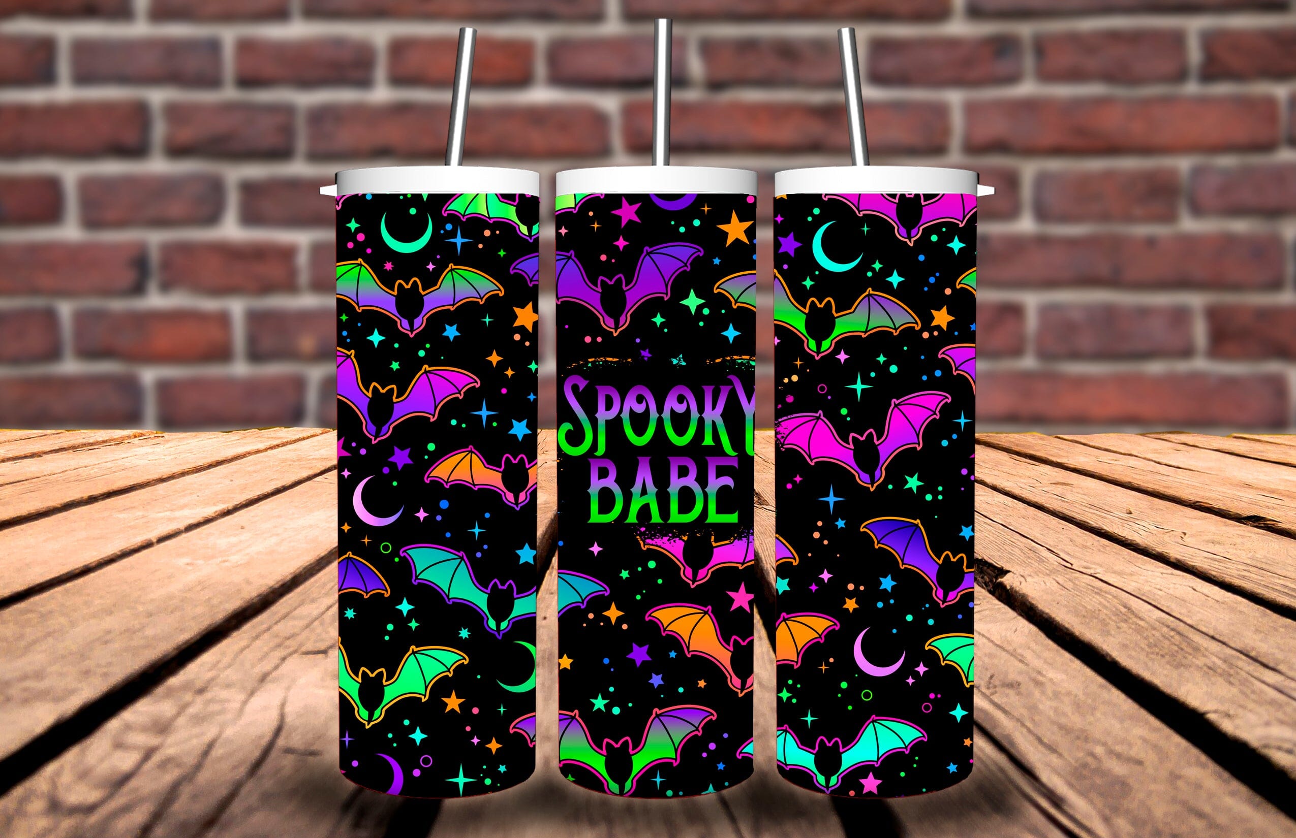 Spooky babe halloween decor tumbler Gravesfamilycreations