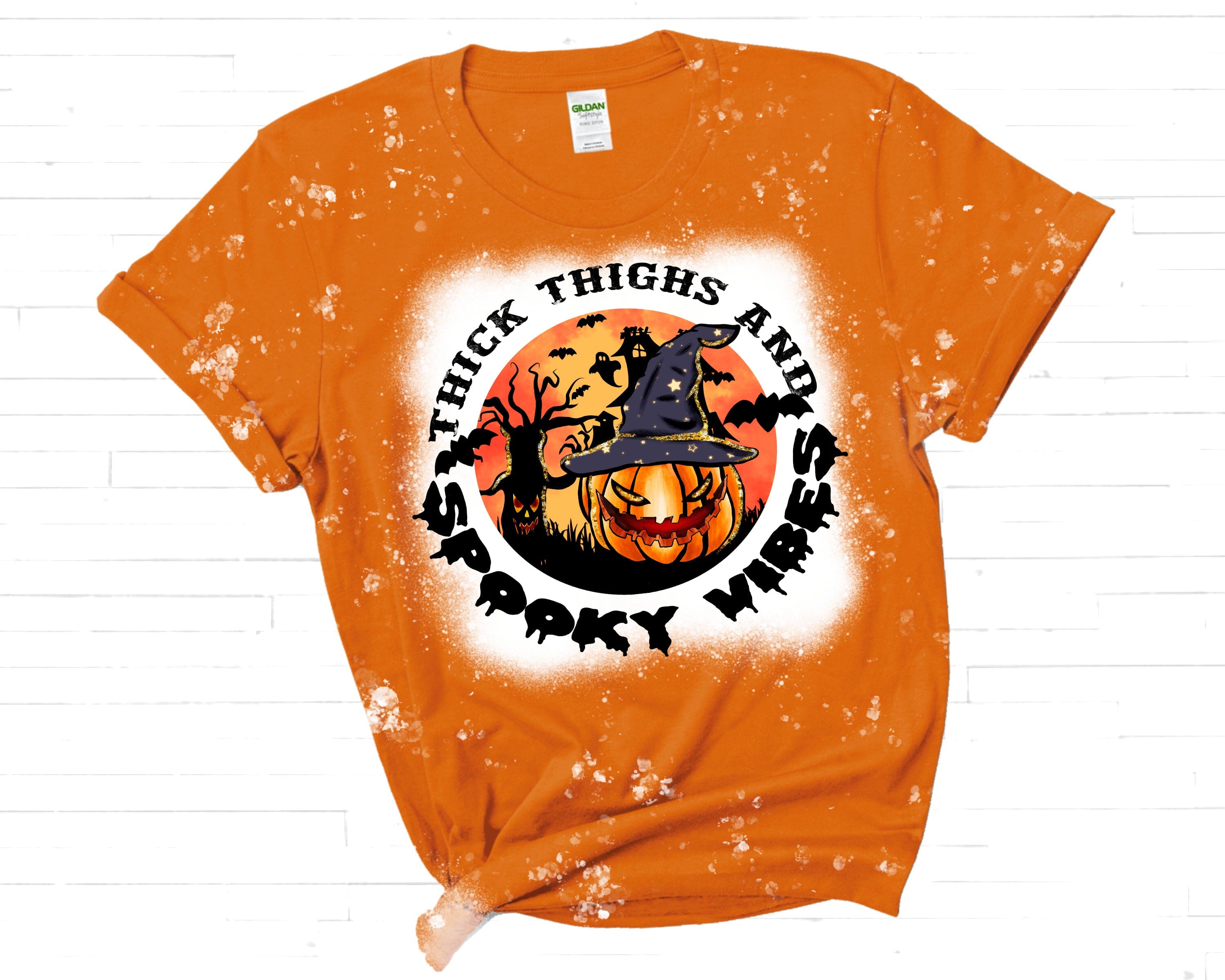 Thick thighs spooky vides T-shirt Gravesfamilycreations