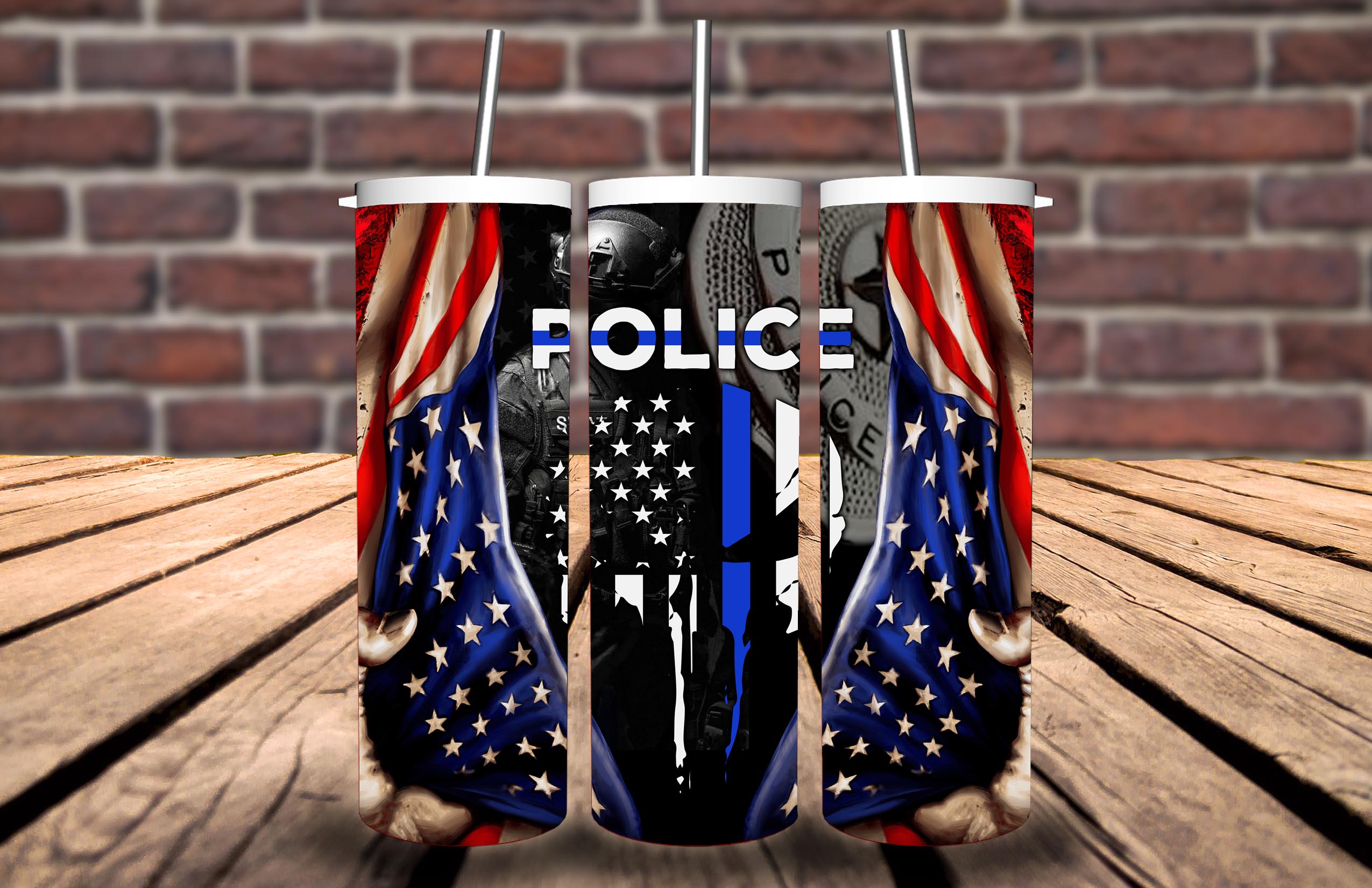 Police tumbler